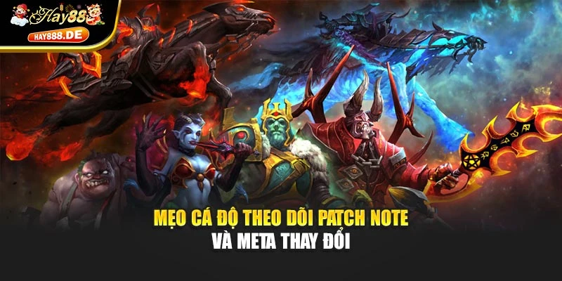 Mẹo cá độ theo dõi patch note và meta thay đổi